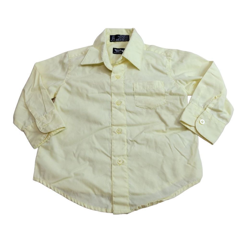 French Toast yellow buttondown shirt 2T